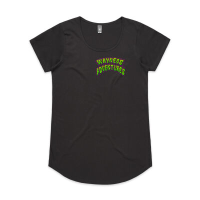 WayneO's Adventures - Ladies Shirt (Big Logo Front. Small Logo Back) Thumbnail