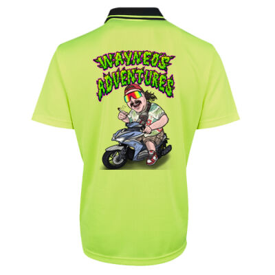 WayneO's Adventures Hi-Vis Special (Small Logo Front, Big Logo Back) Thumbnail