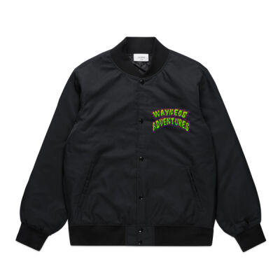 WayneO's Adventures Bomber Jacket (Small Logo Front, Big Logo Back) Thumbnail