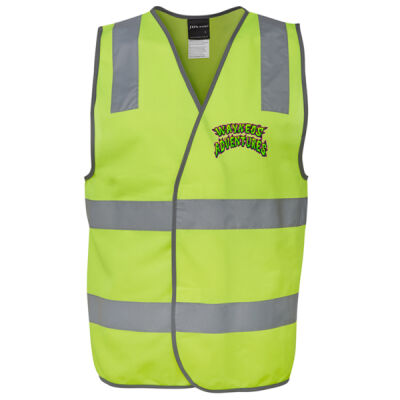 WayneO's Adventures Day & Night Hi-Vis Vest (Small Logo Front, Big Logo Back) Thumbnail
